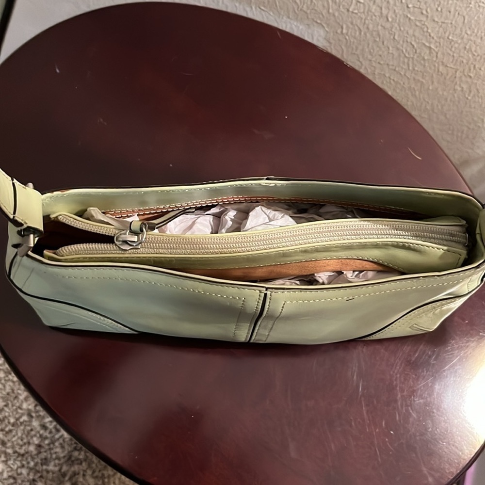 Light Green Ellen Tracy Handbag - Picture 10 of 13